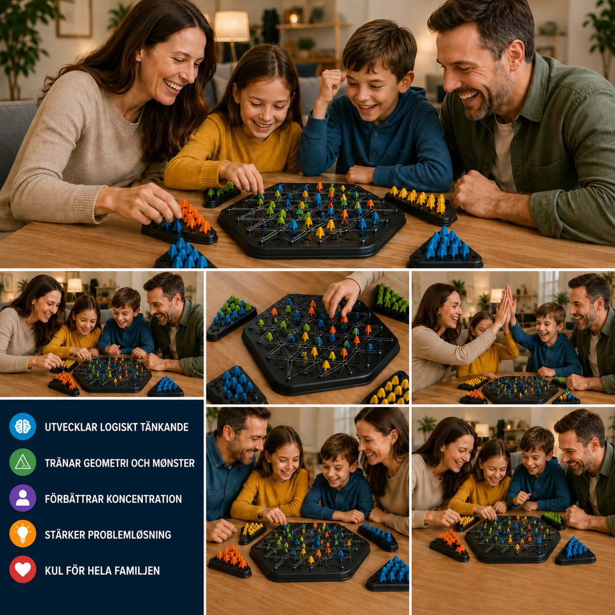 TriangelKampen™ | Det smarta strategispelet för hela familjen