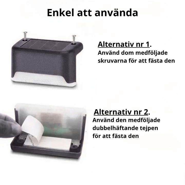 Solkant™ || Stämningsfullt solcellsljus, elegant längs varje kant
