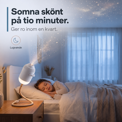 StjärnDröm™ | Stjärnhimmelsprojektor med HD-nattlampa