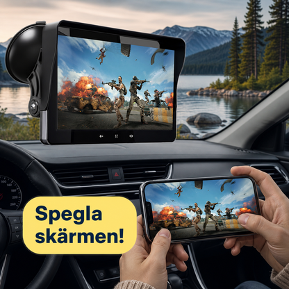 NordDrive Connect™ | Trådlös CarPlay- och Android Auto-skärm med Bluetooth, FM-sändare och stöd för backkamera