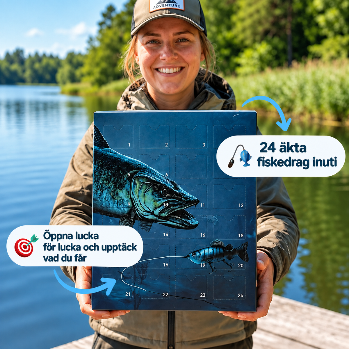 FiskeMagi™ – 24 överraskningar för den fiskeintresserade