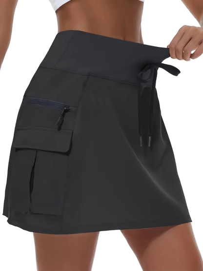 Flexora™ | Bekväm aktiv kjol med short