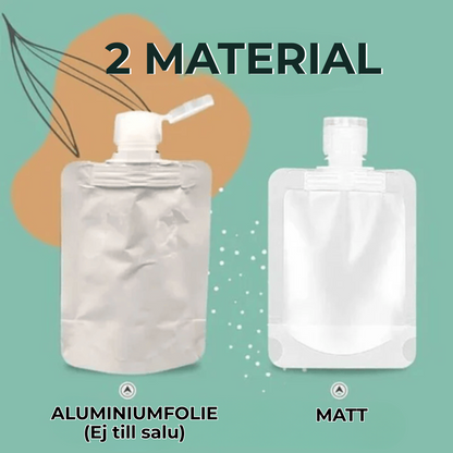 FyllSmart™ | återfyllningsbara reseförpackningar för smart packning