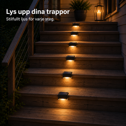 Solkant™ || Stämningsfullt solcellsljus, elegant längs varje kant
