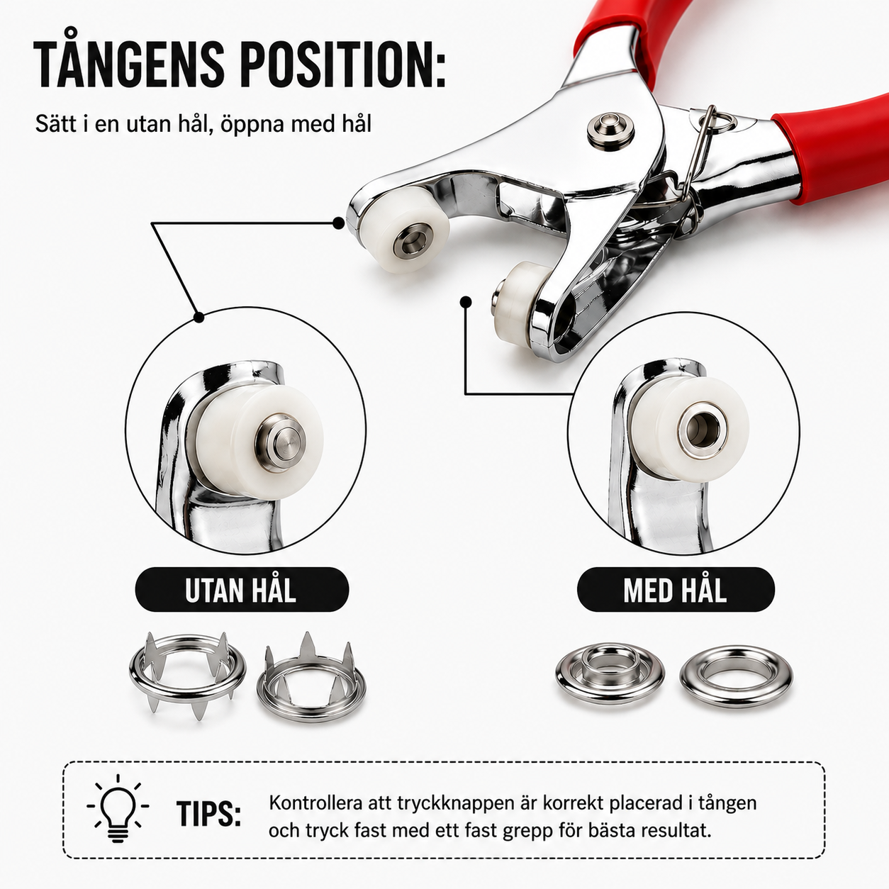 KnappFix™ | Fäst och reparera knappar på några sekunder
