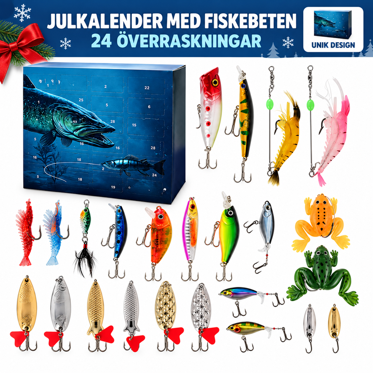 FiskeMagi™ – 24 överraskningar för den fiskeintresserade