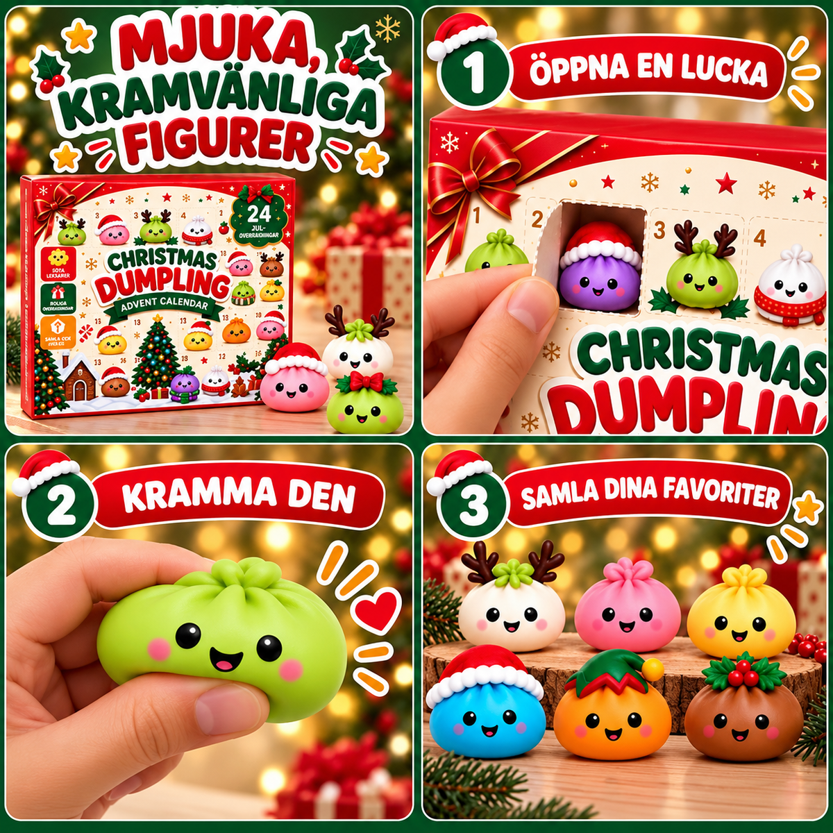 DumplingMagi™ | en lekfull adventskalender med söta dumplings