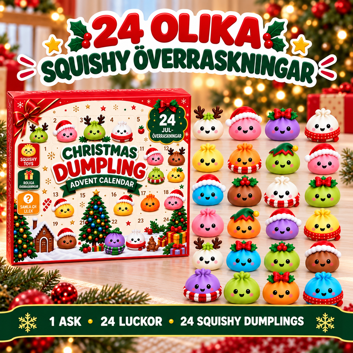 DumplingMagi™ | en lekfull adventskalender med söta dumplings