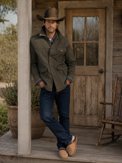WesternTofflor™ | Cowboy-inspirerade tofflor med mjuk fleece