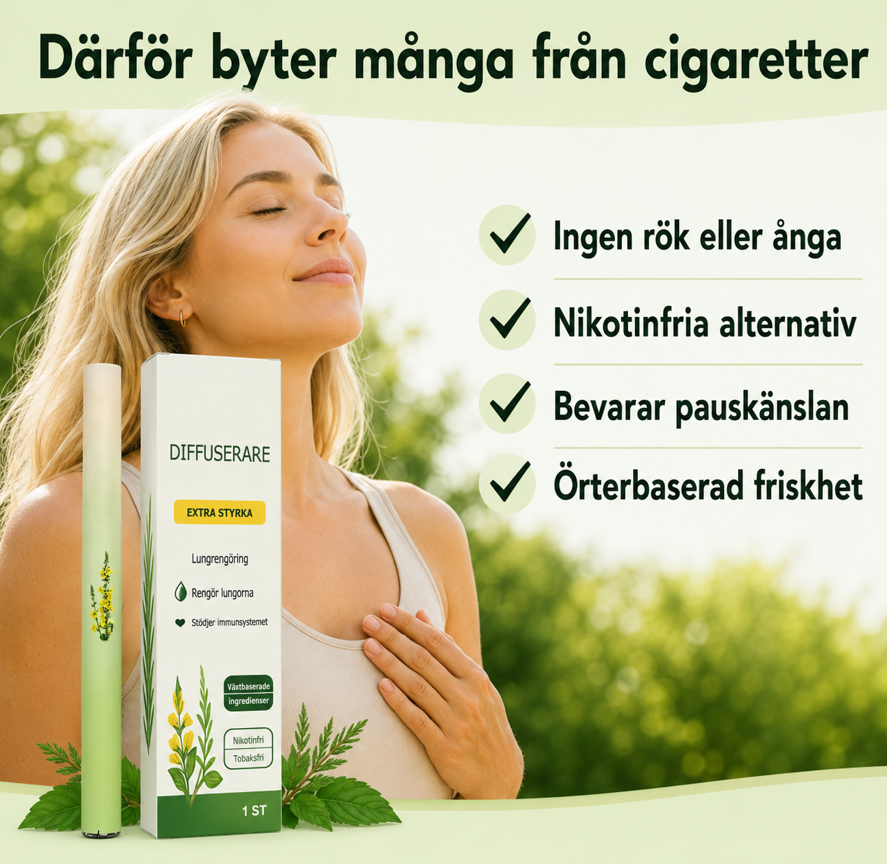 RökFri™ | – Nikotinfritt örtalternativ för en fräschare vardag