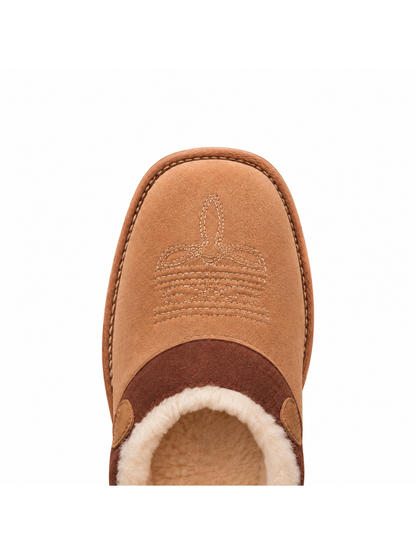 WesternTofflor™ | Cowboy-inspirerade tofflor med mjuk fleece