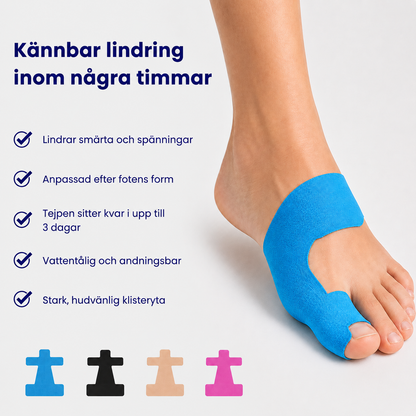TejpX™– Kinesiotape vid hallux valgus