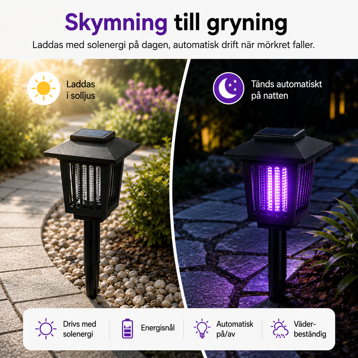 MyggFri™ Sollykta |  Njut av sommarkvällar utan mygg