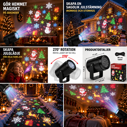 Julprojektor | Skapa magisk julstämning på sekunder 🎄✨