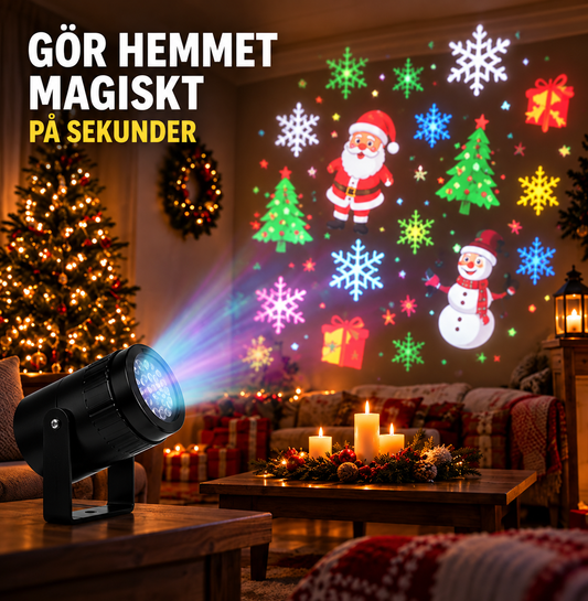 Julprojektor | Skapa magisk julstämning på sekunder 🎄✨