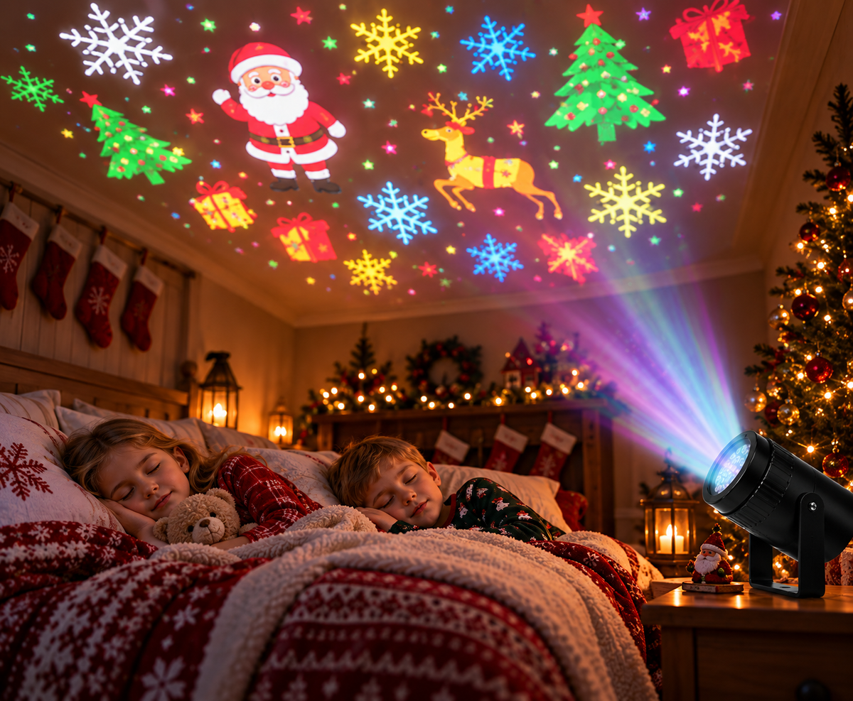 Julprojektor | Skapa magisk julstämning på sekunder 🎄✨