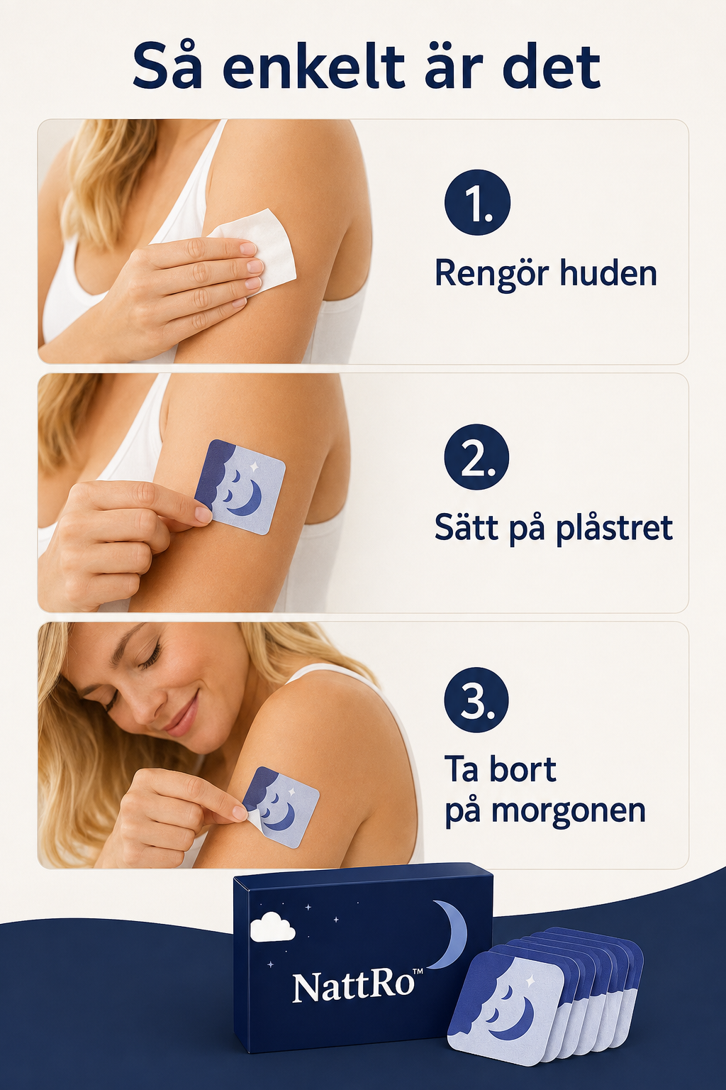 NattRo™ | Aromaplåster för en lugn och avslappnad kvällsrutin