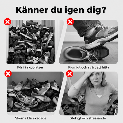 Skohängaren™ | Smart skoförvaring över dörren – plats för upp till 36 par skor