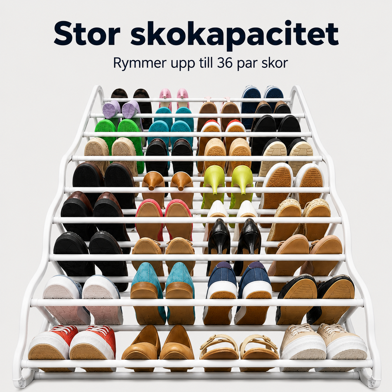 Skohängaren™ | Smart skoförvaring över dörren – plats för upp till 36 par skor