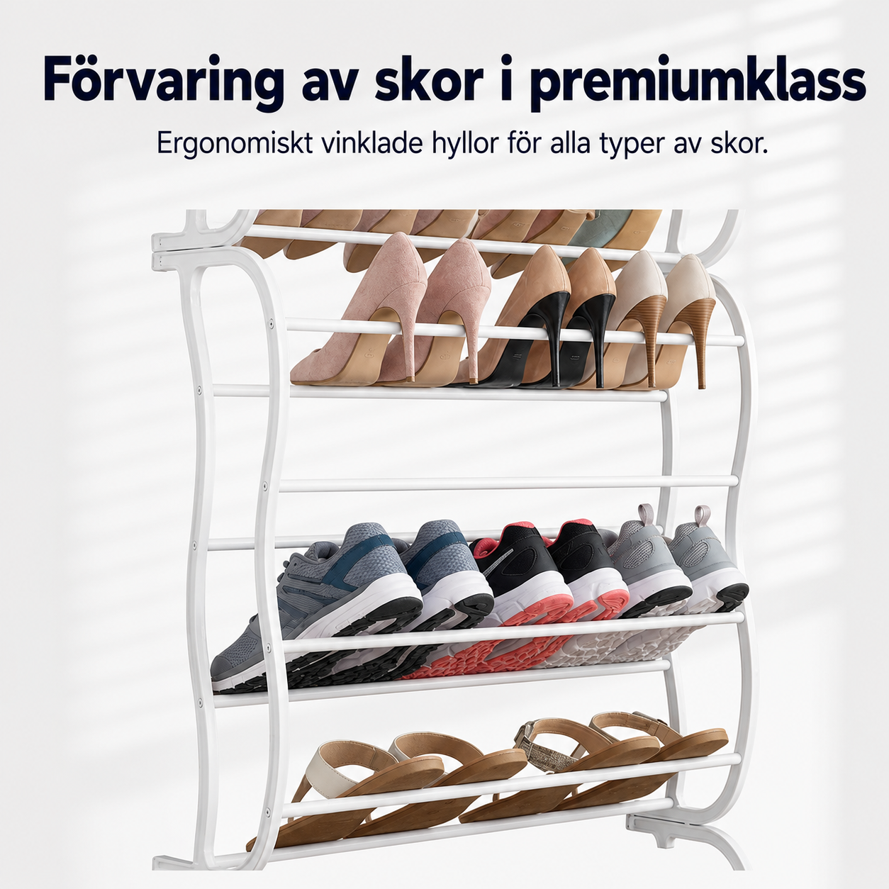 Skohängaren™ | Smart skoförvaring över dörren – plats för upp till 36 par skor
