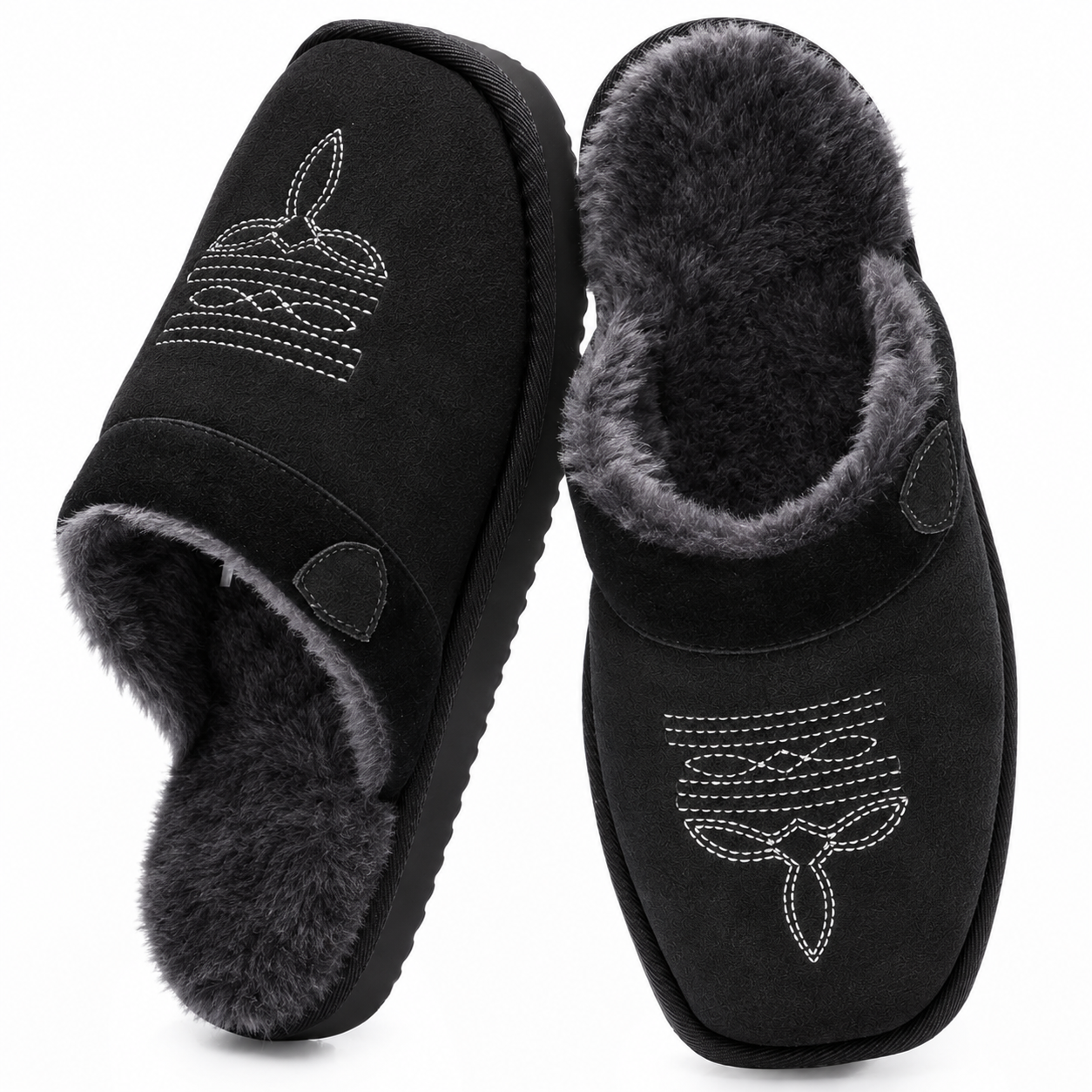 WesternTofflor™ | Cowboy-inspirerade tofflor med mjuk fleece