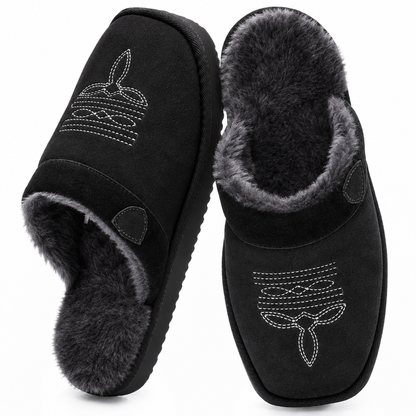 WesternTofflor™ | Cowboy-inspirerade tofflor med mjuk fleece