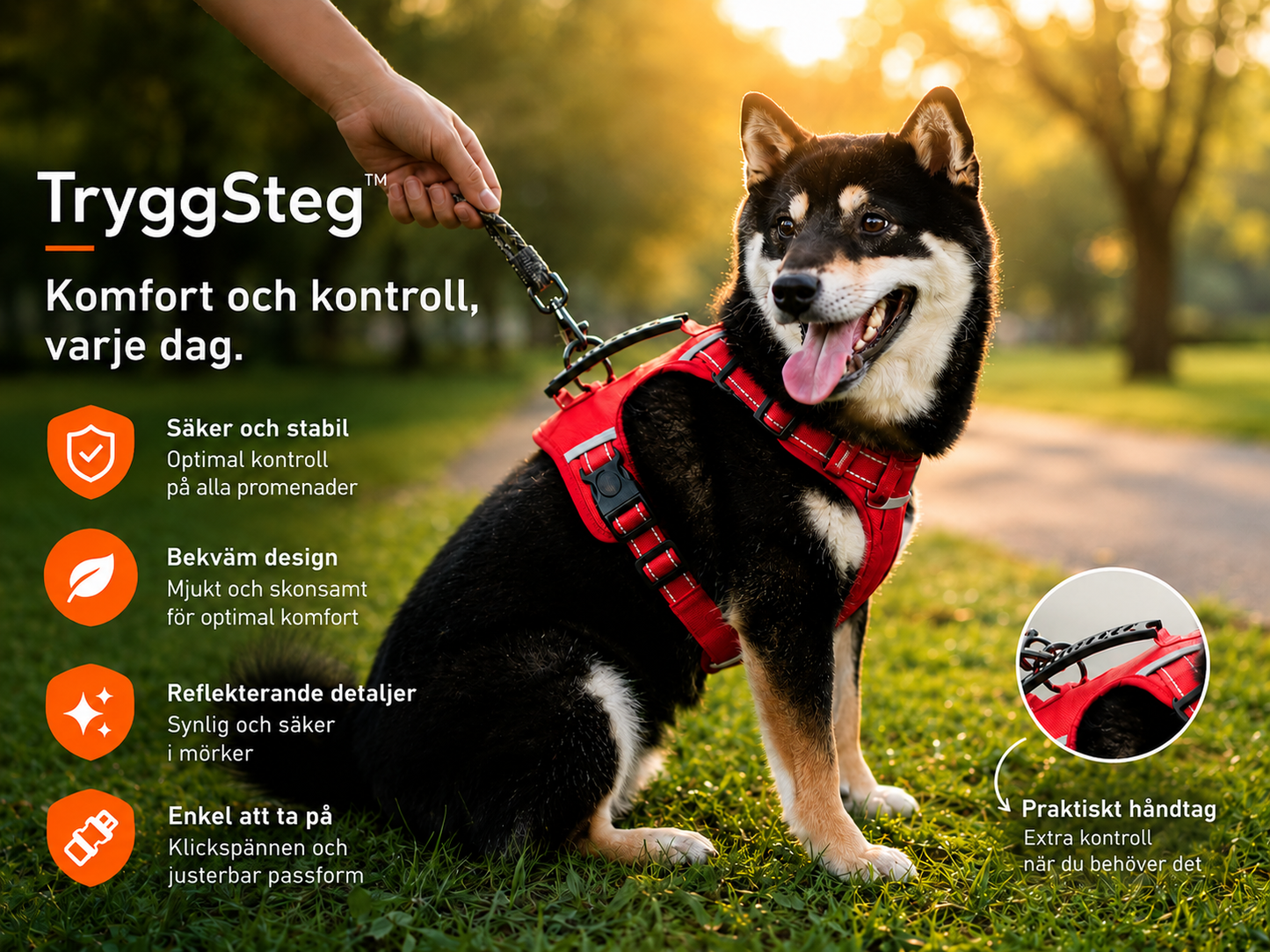 Tryggsteg™ | Mer kontroll och komfort på varje promenad