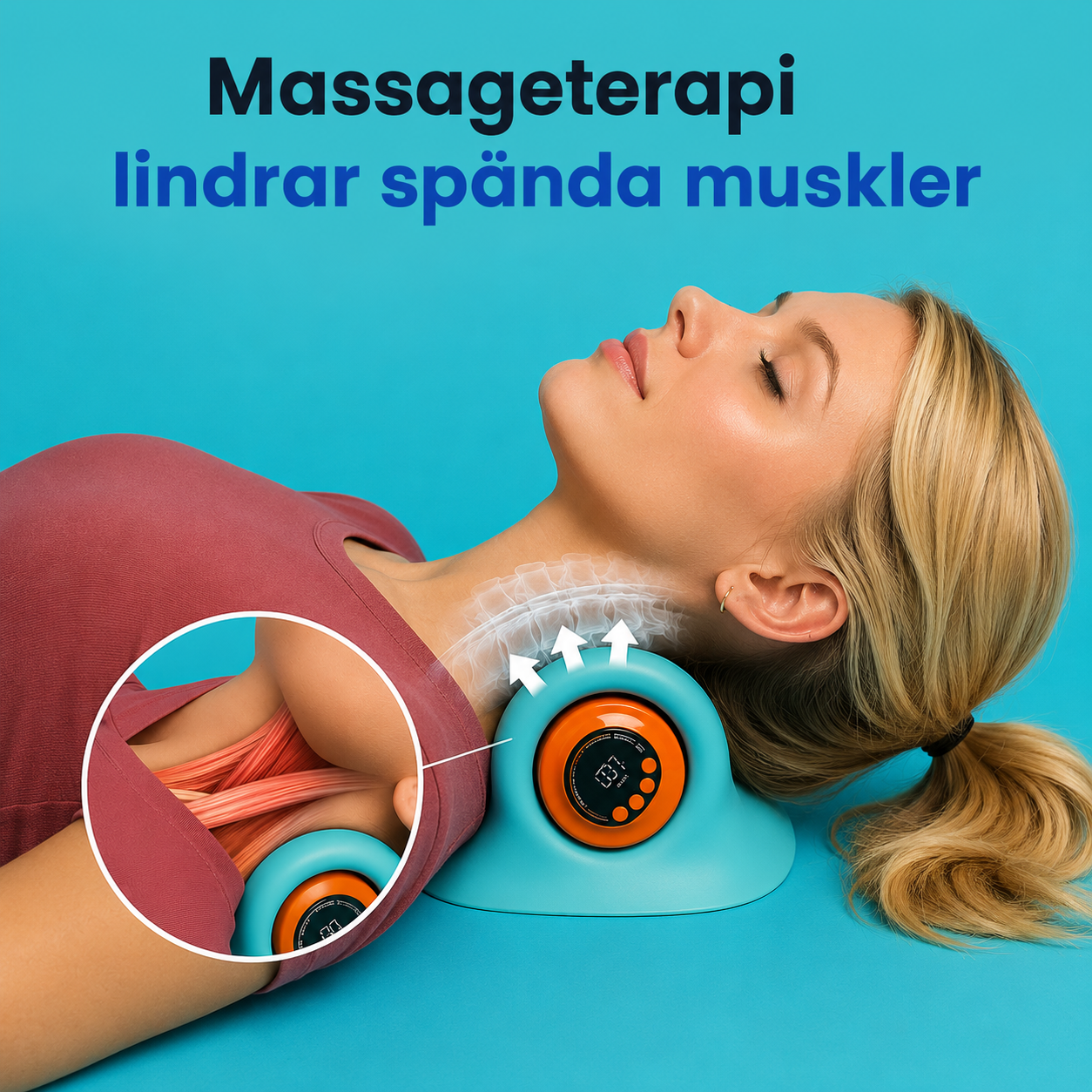 NackLind™ | 4-i-1 nackmassage för spända nackar och daglig avslappning