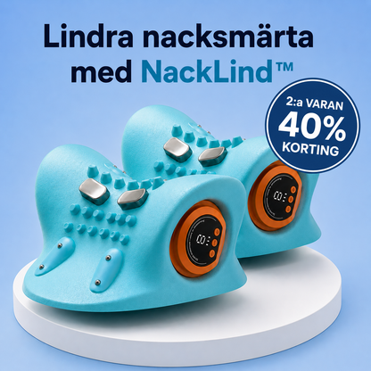 NackLind™ | 4-i-1 nackmassage för spända nackar och daglig avslappning