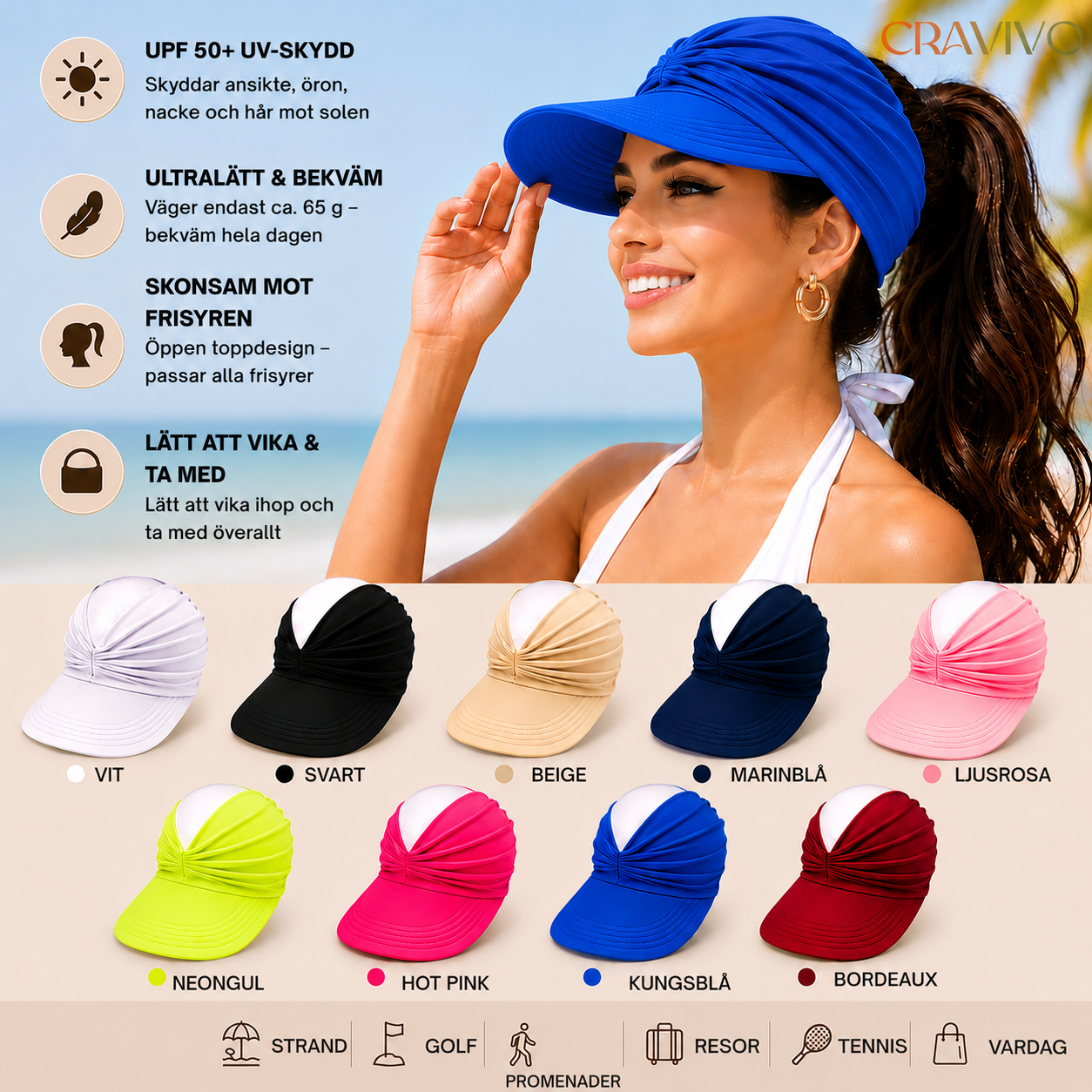 Solhatt™ | Elegant solbeskyttelse til varme sommerdage
