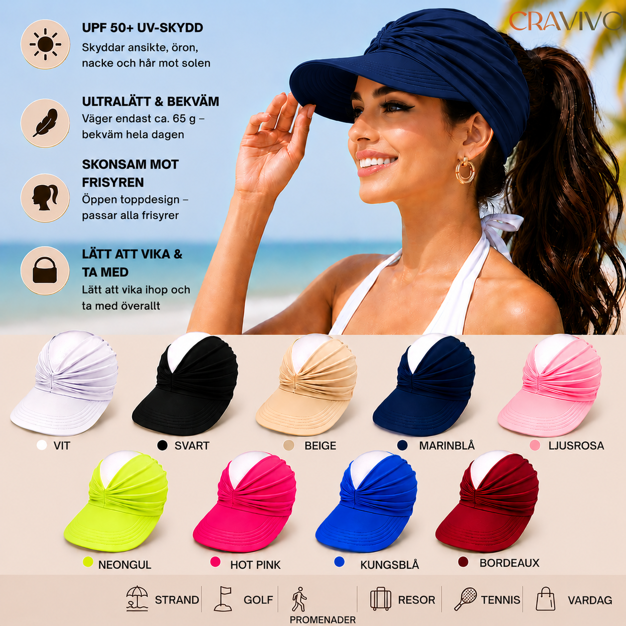 Solhatt™ | Elegant solbeskyttelse til varme sommerdage