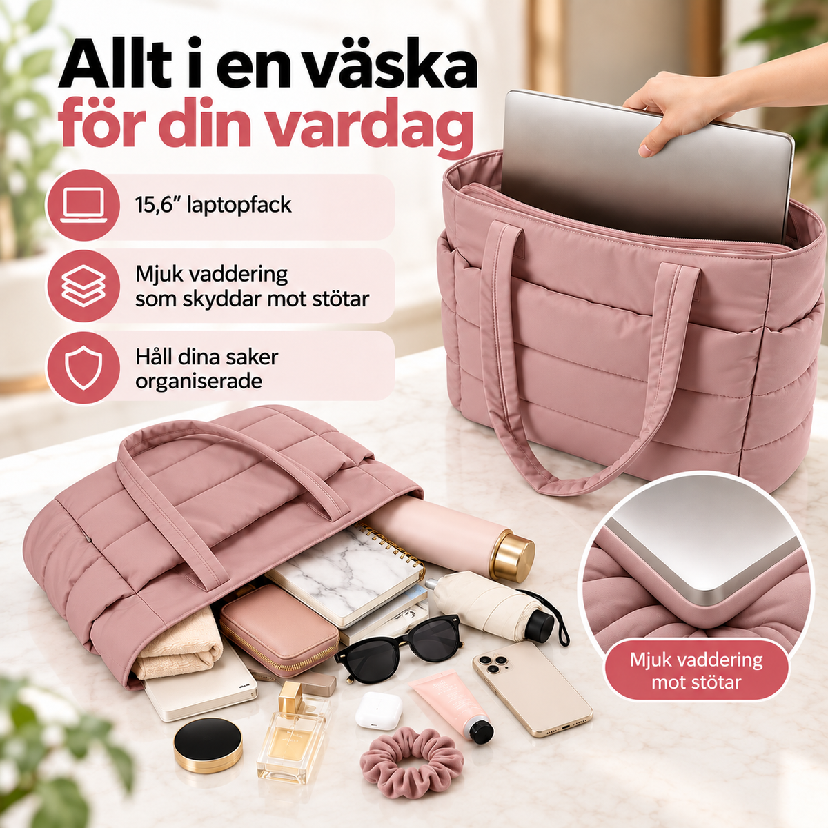 FluffyTote™ | Din nya favoritväska för vardagen