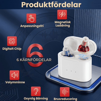 Hörly™ – Diskret hörhjälp med brusreducering