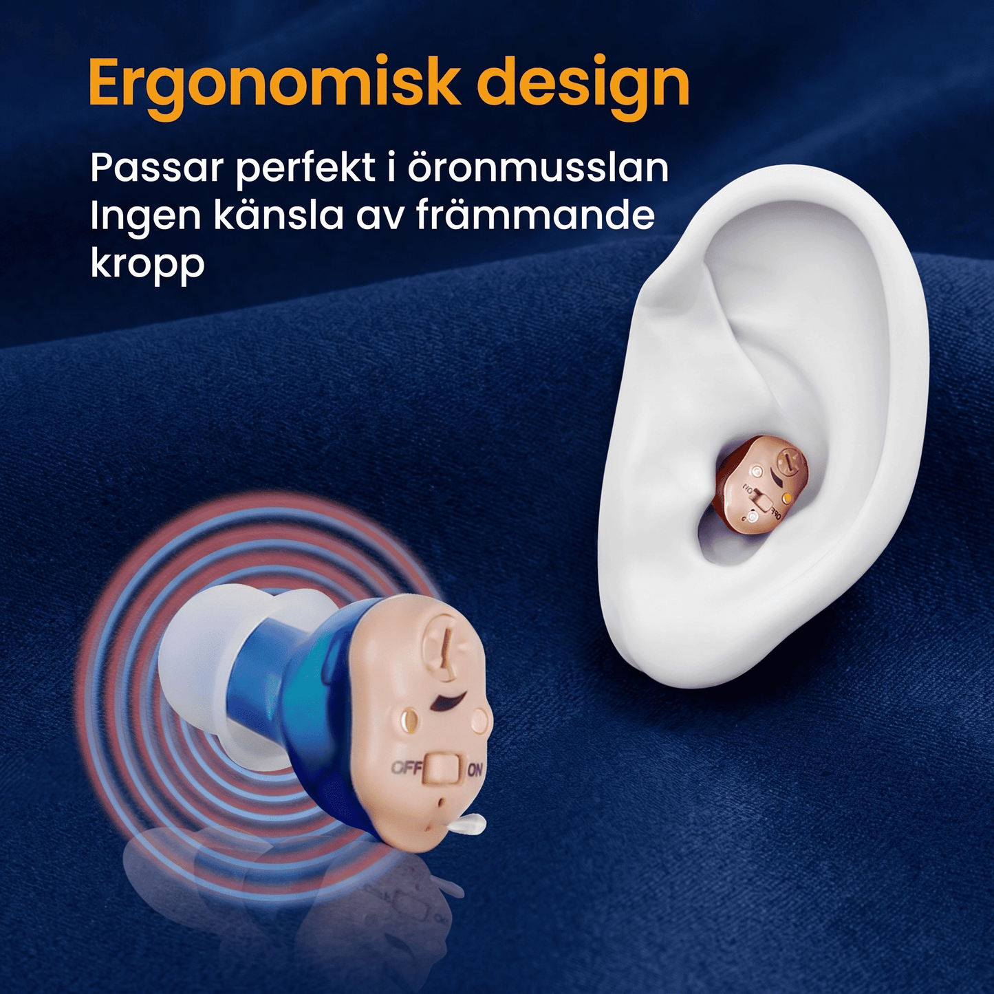 Hörly™ – Diskret hörhjälp med brusreducering