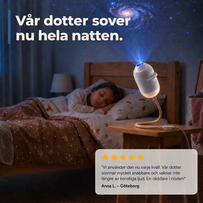 StjärnDröm™ | Stjärnhimmelsprojektor med HD-nattlampa