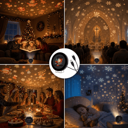 JulMagi™ | HD-julprojektor med magiska ljuseffekter🎄🌟