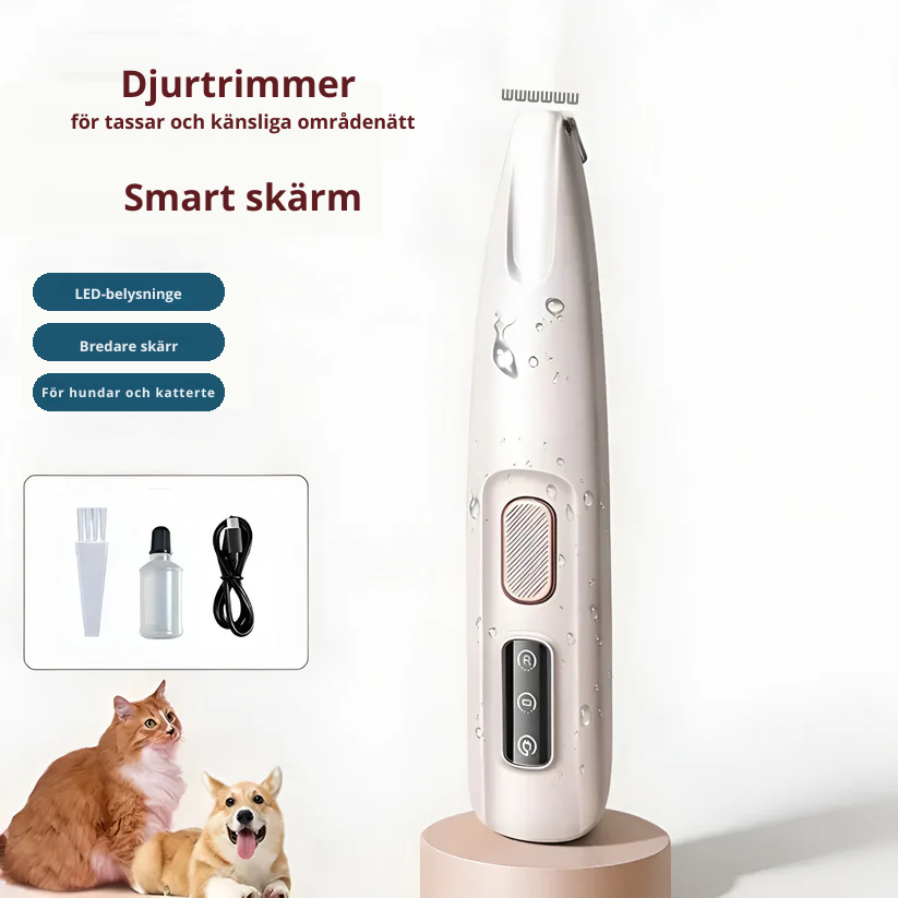 PoteTrim™ | Skonsam trimning för tassar och känsliga områden