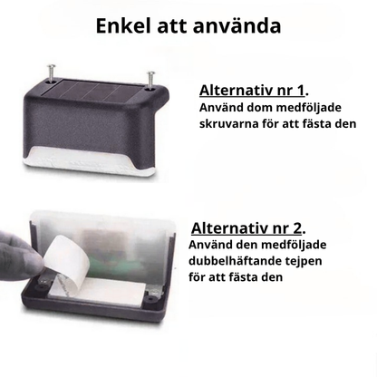 Solkant™ || Stämningsfullt solcellsljus, elegant längs varje kant