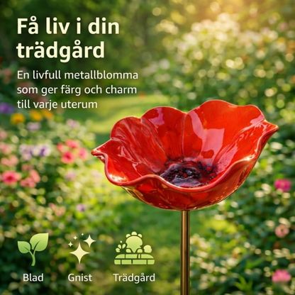 FågelFröjd™ Oas |  Fågelbad & vattenstation för trädgården