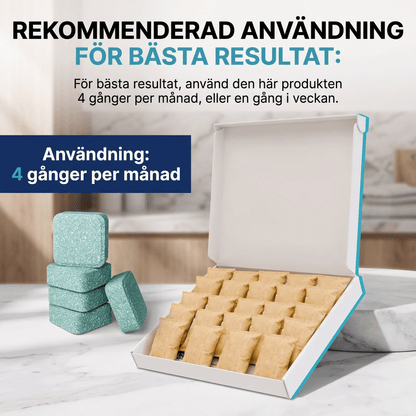 TrumRen™ – Djuprengörande tabletter för en ren och fräsch tvättmaskin
