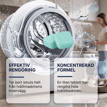 TrumRen™ – Djuprengörande tabletter för en ren och fräsch tvättmaskin