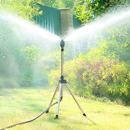 GrönSprid™ | Roterande trädgårdsspridare med stativ för jämn bevattning