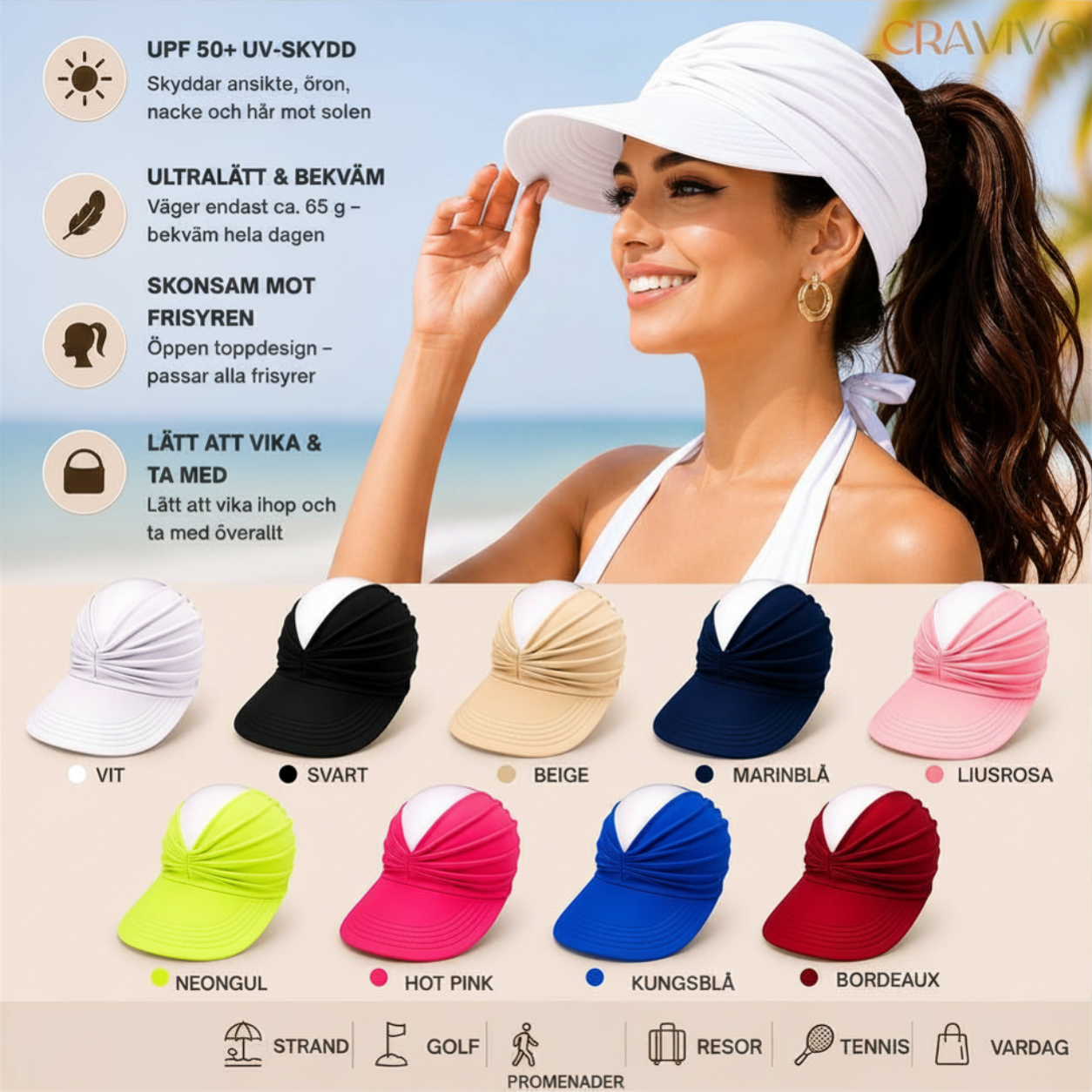Solhatt™ | Elegant solbeskyttelse til varme sommerdage