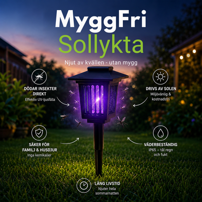 MyggFri™ Sollykta |  Njut av sommarkvällar utan mygg