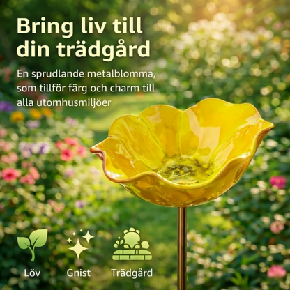 FågelFröjd™ Oas |  Fågelbad & vattenstation för trädgården