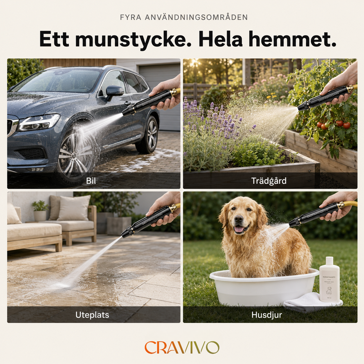 Vattensprutpenna™ | Rengör enkelt med ett enda drag