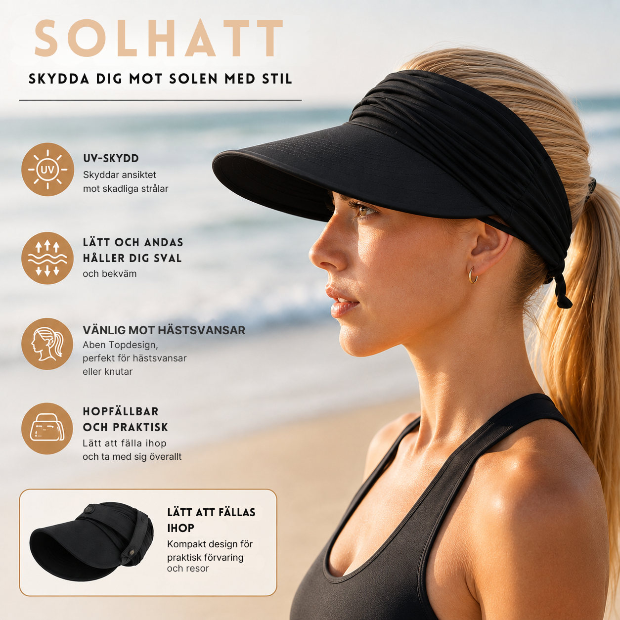 Solhatt™ | Elegant solbeskyttelse til varme sommerdage