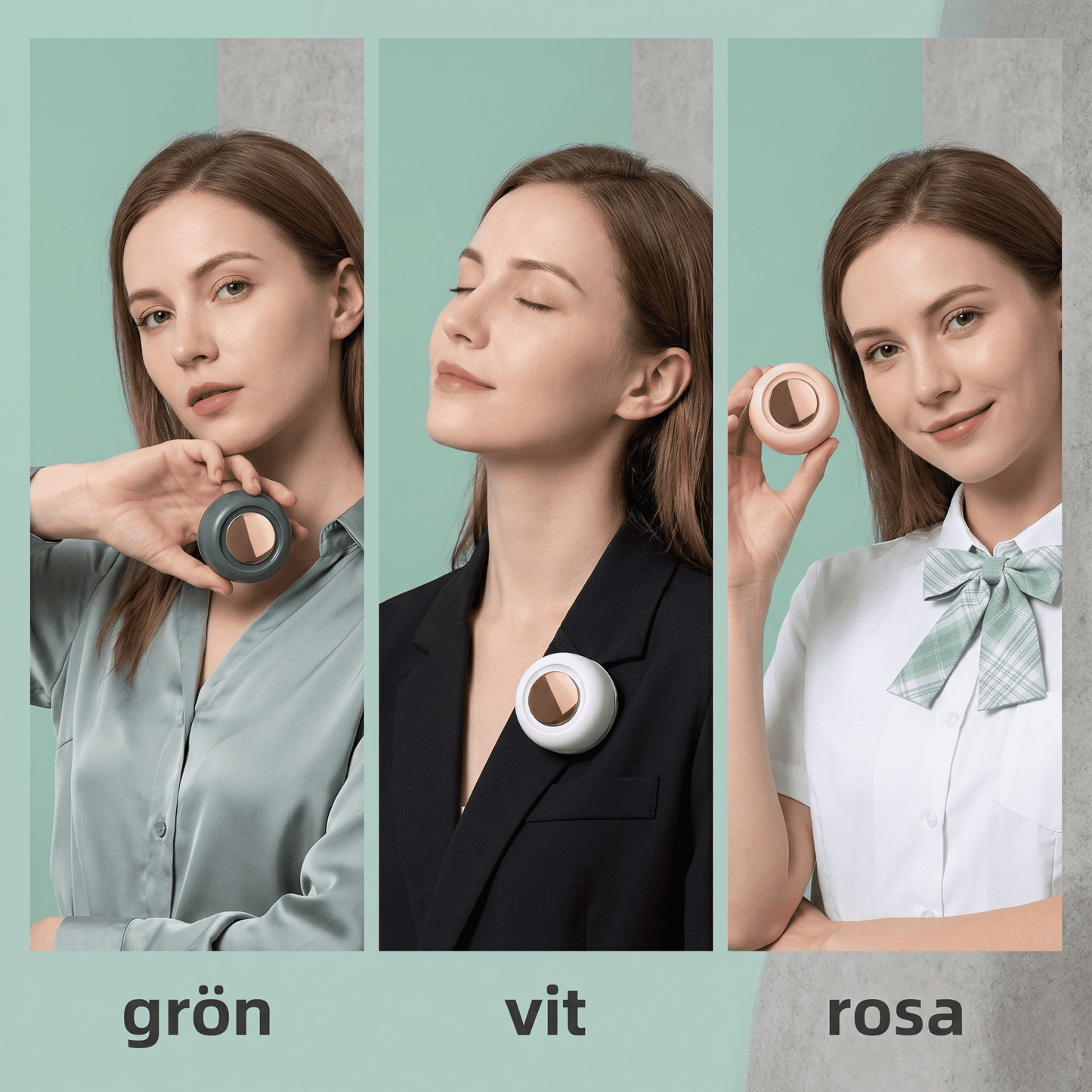 SvalKlämm™ | portabel mini-fläkt med klämma, 360° luftflöde