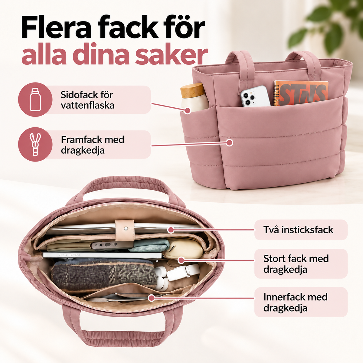 FluffyTote™ | Din nya favoritväska för vardagen