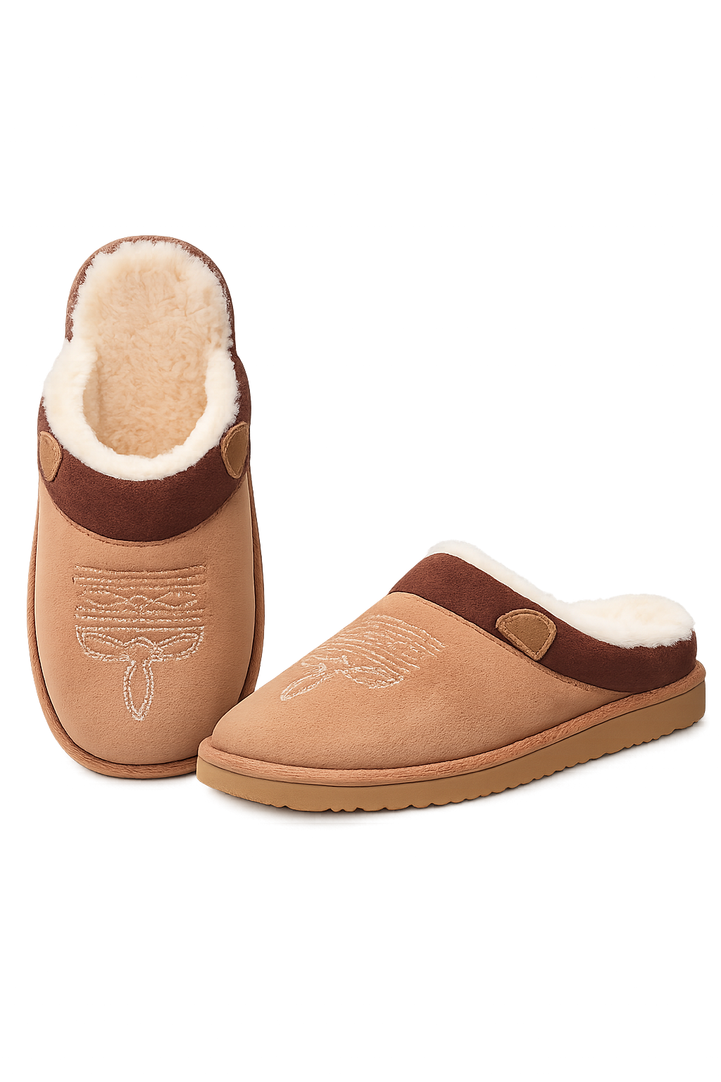 WesternTofflor™ | Cowboy-inspirerade tofflor med mjuk fleece